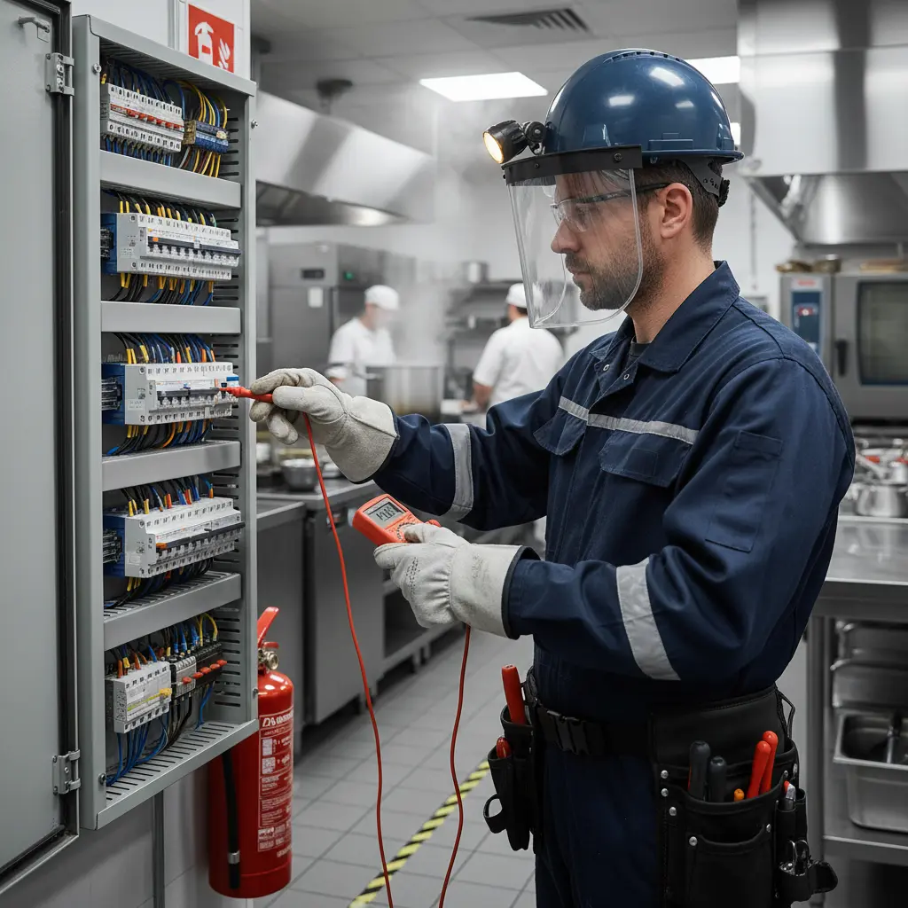 영업용오븐 - 전기용량 확인