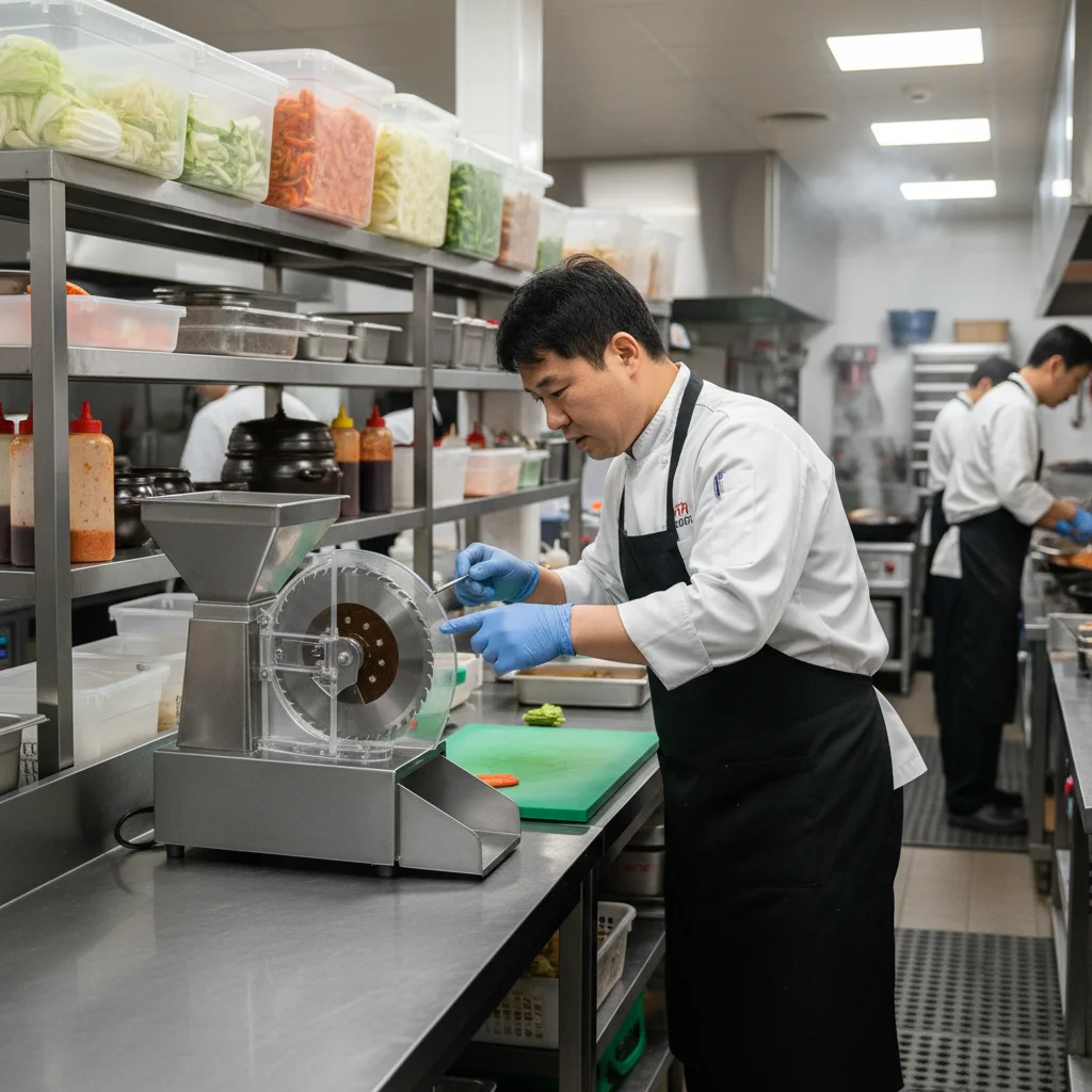 중고야채절단기 - 꼼꼼한 칼날 점검이 핵심