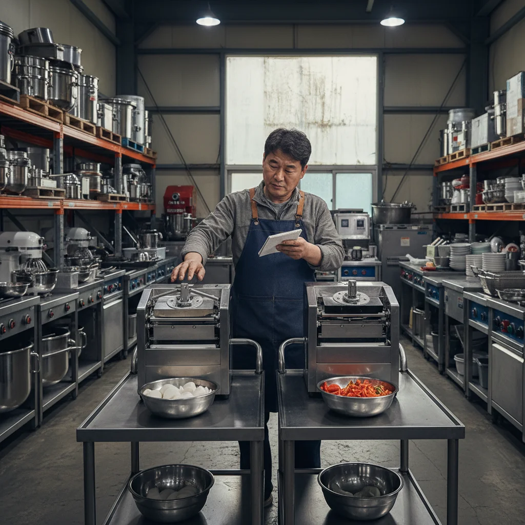 중고야채절단기 - 국산 vs 수입산 비교