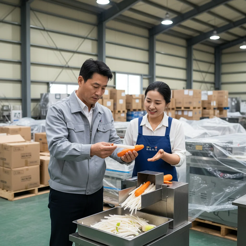 중고야채절단기 - 직접 썰어보는 테스트 필수