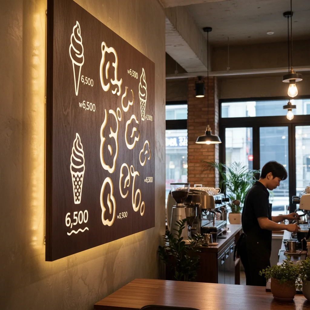 크레미아아이스크림 - 한국 매장 가격표