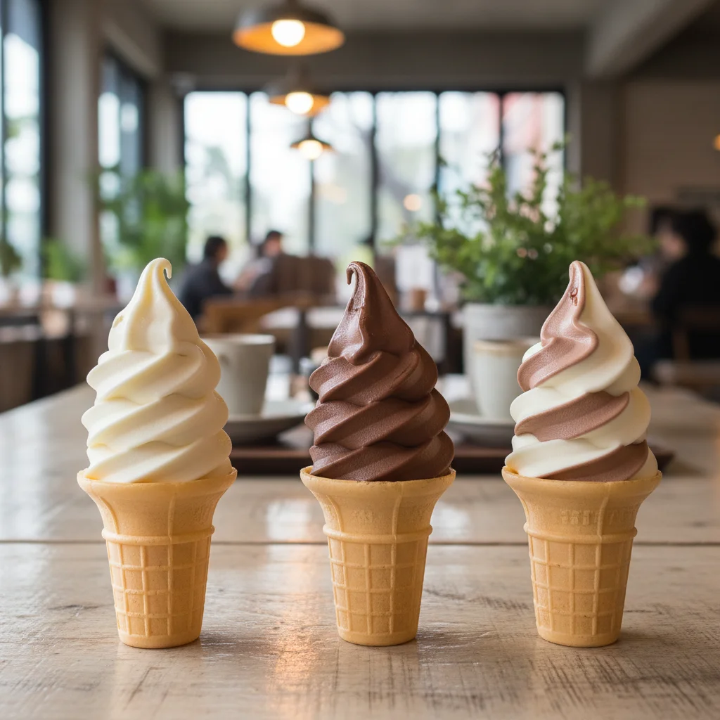 업소용소프트아이스크림기계 - 1구와 3구 머신의 차이