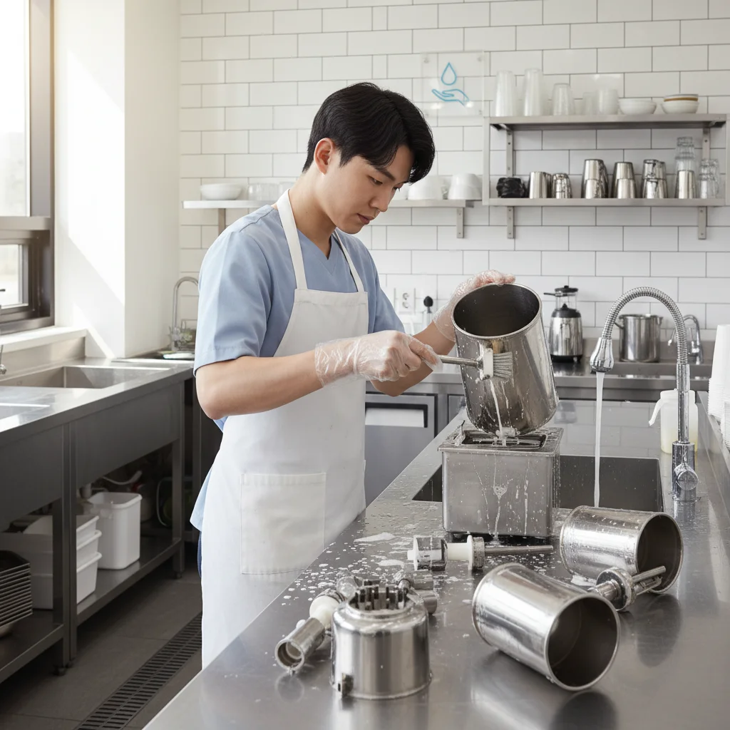 업소용소프트아이스크림기계 - 기계 위생 관리의 중요성