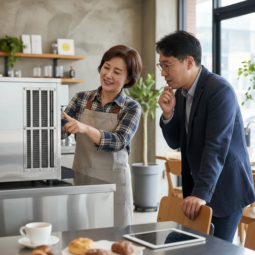 제빙기매입 - 먼지 청소가 가격 결정