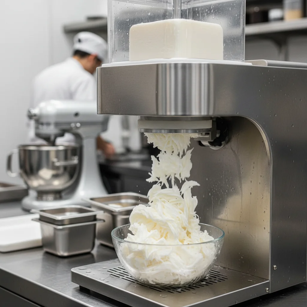 설빙빙수기 - 눈꽃빙수기 실제 작동 모습