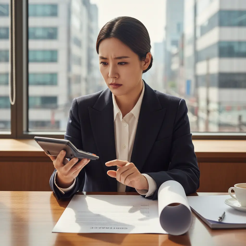 아이스크림기기 - 렌탈 비용 계산