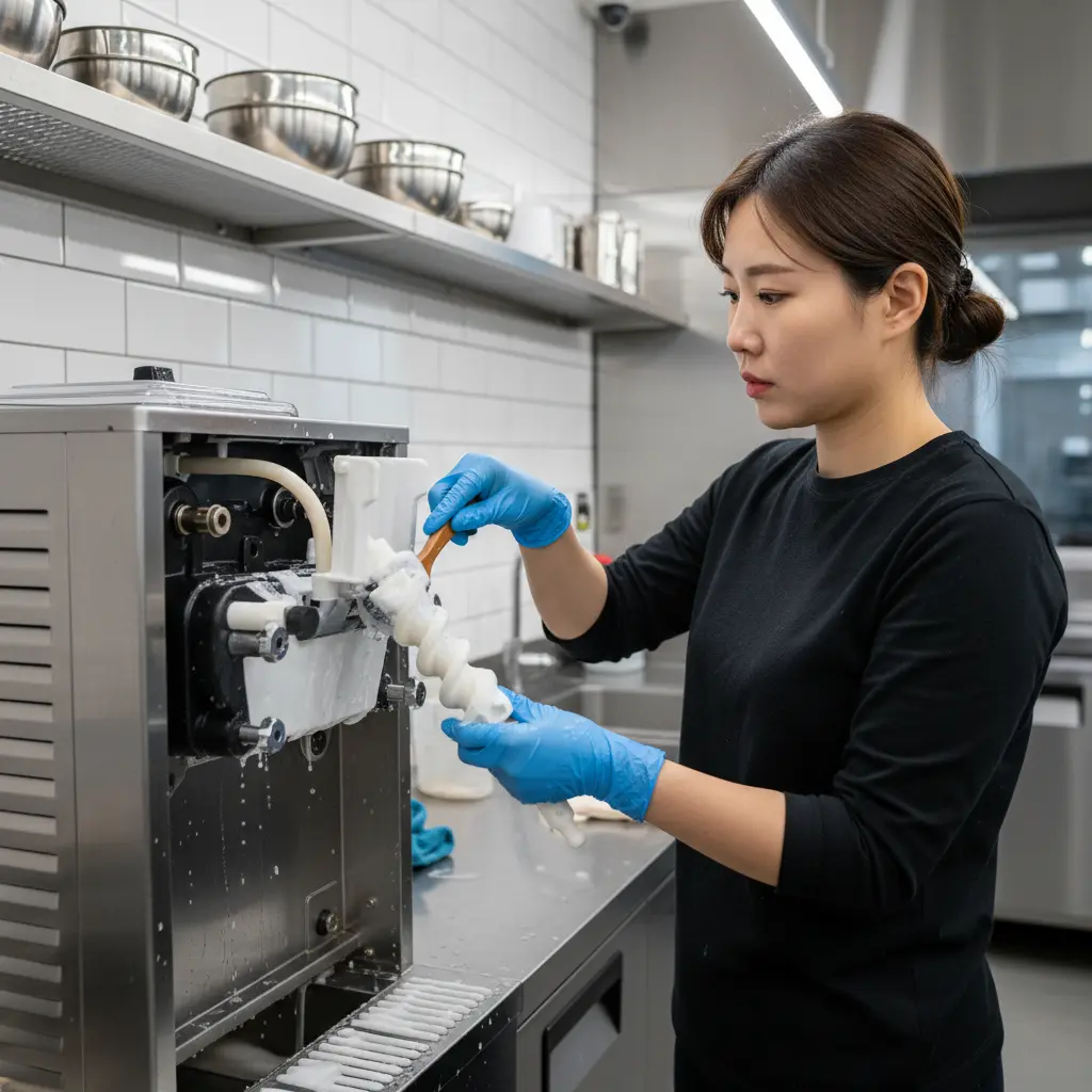 아이스크림기기 - 필수 세척 관리