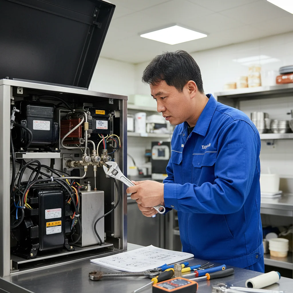 테일러소프트아이스크림 - 정기 점검 현장