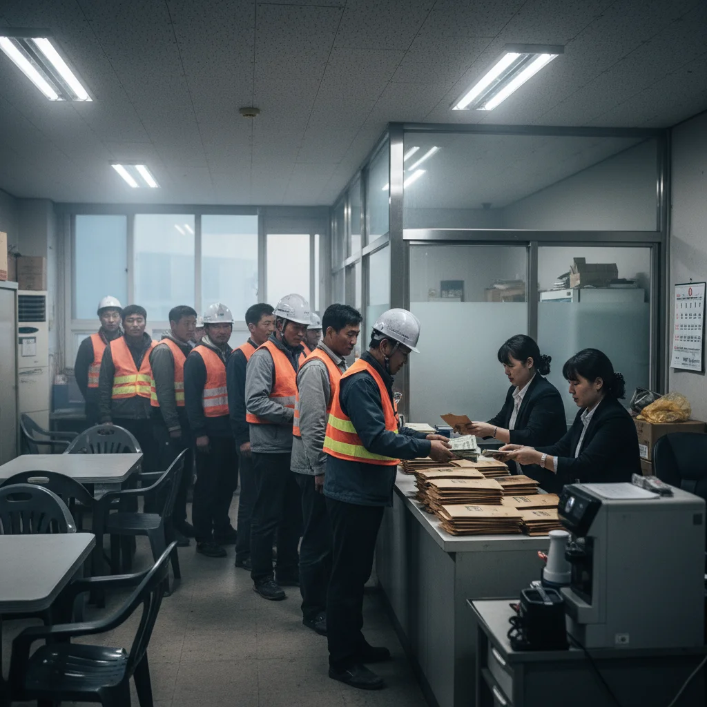 인력사무소 - 소개비 공제와 실수령액