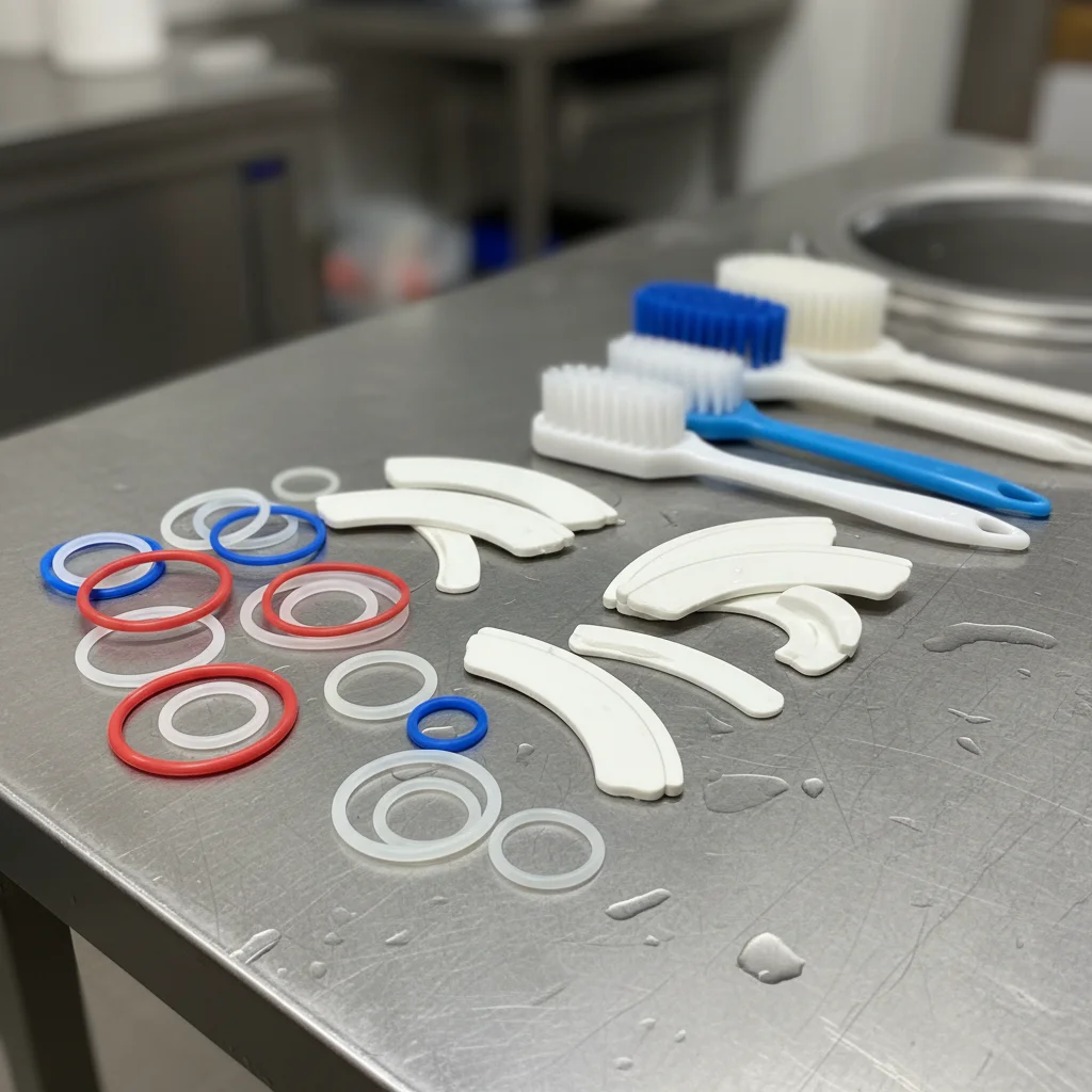 아이스크림제조기계 - 필수 점검 소모품 목록