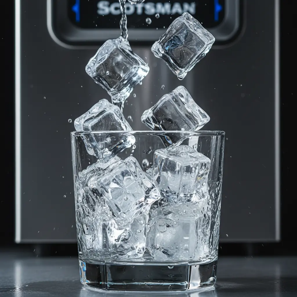 스카츠맨제빙기 - 투명한 고메 얼음