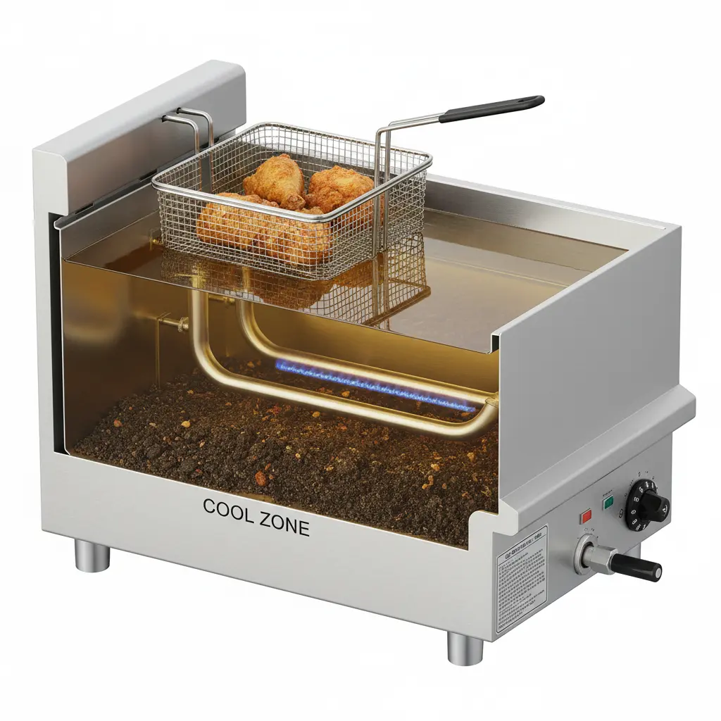 가스튀김기 - 기름값 아끼는 쿨존