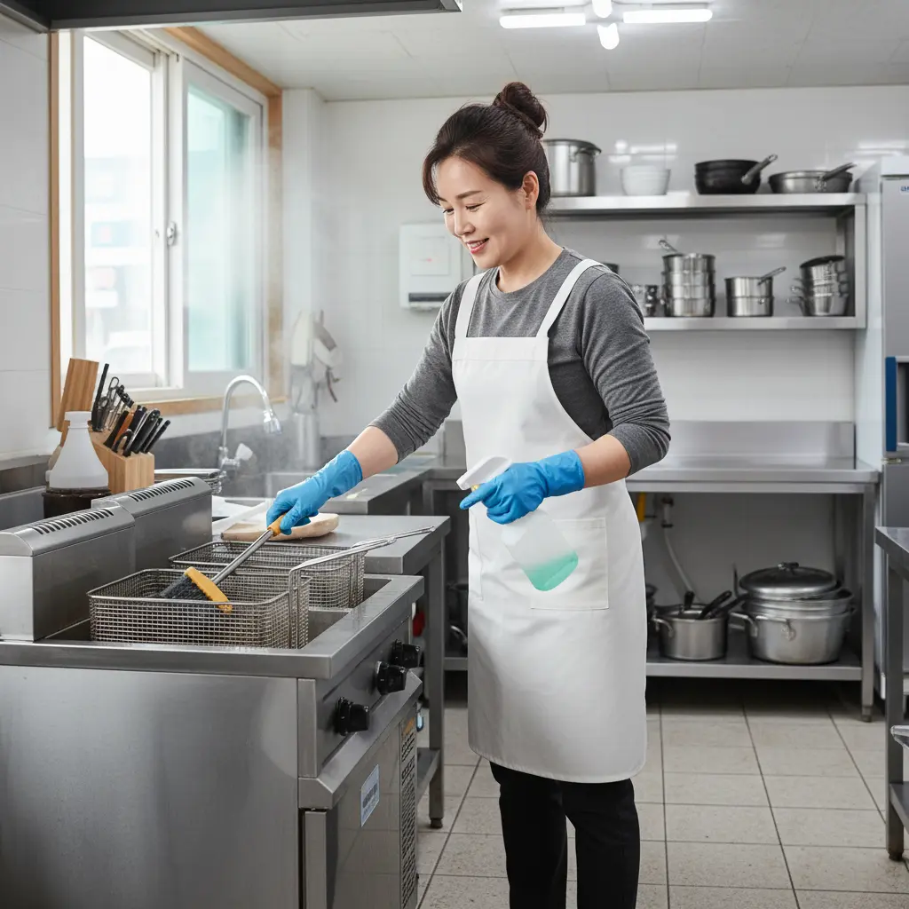 가스튀김기 - 간편한 청소 구조