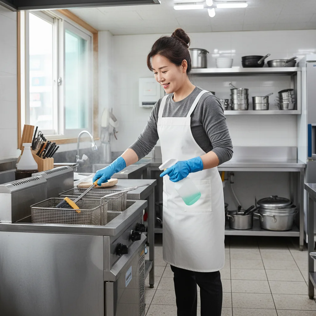 가스튀김기 - 간편한 청소 구조