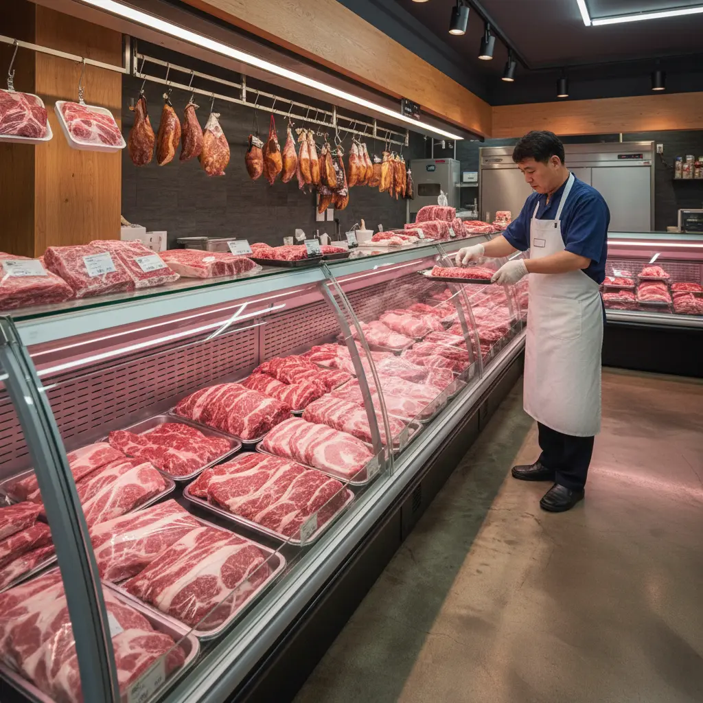 육류오픈쇼케이스 - 매장 분위기를 결정하는 쇼케이스