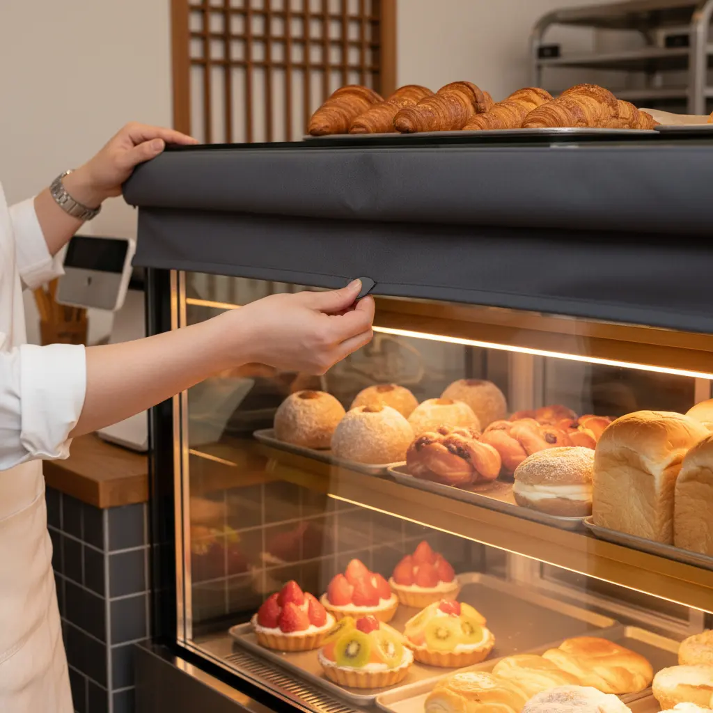 빵오픈쇼케이스 - 전기세를 40% 아껴주는 나이트 커버 사용