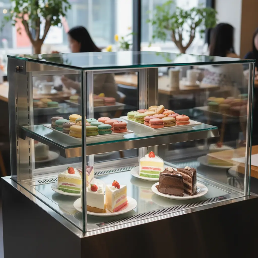 디저트진열장 - 결로 없는 깨끗한 유리