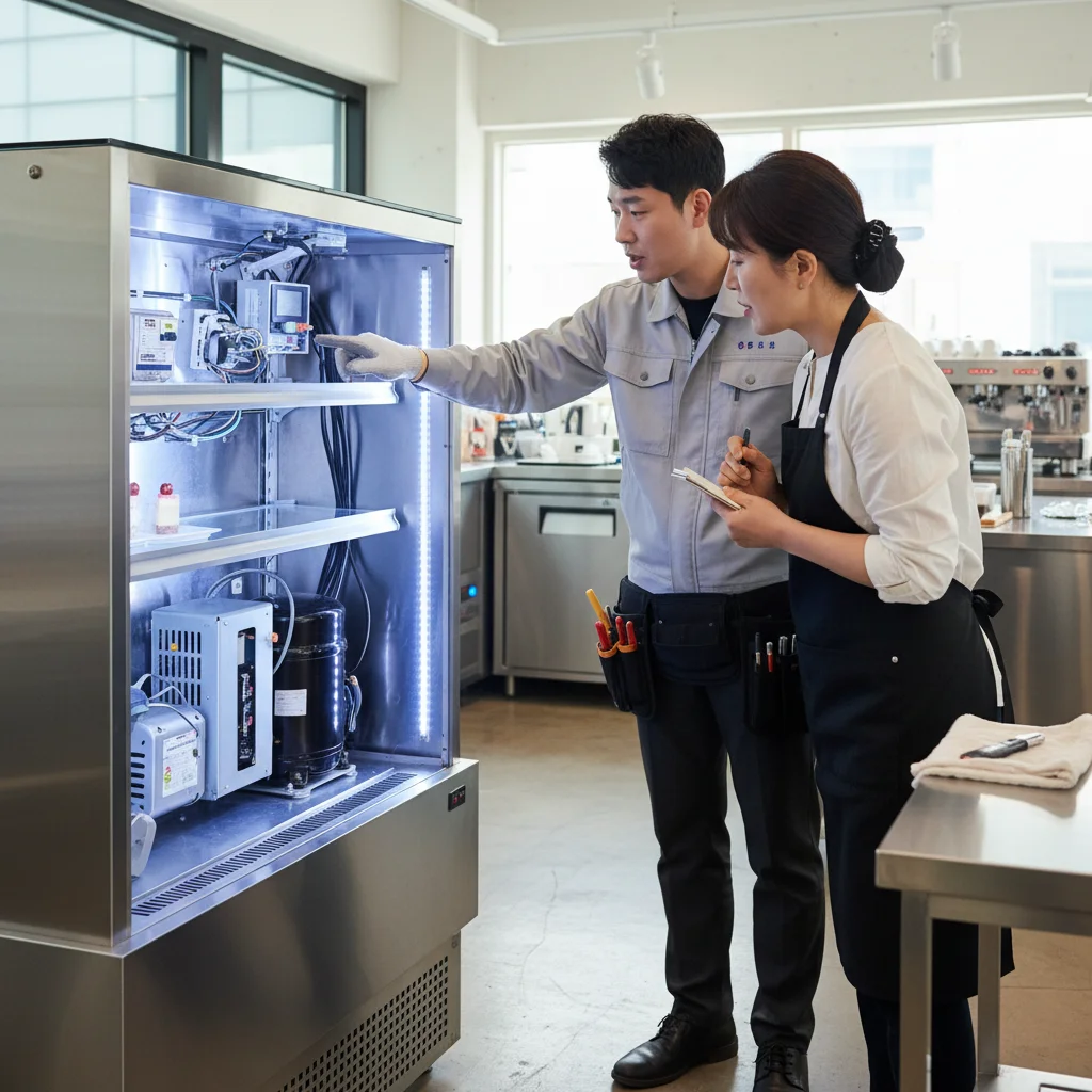 디저트LED쇼케이스 - 유지보수 체크