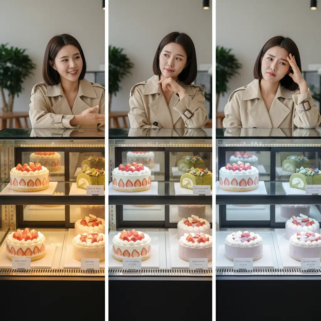 디저트냉장쇼케이스 - 매출을 부르는 조명