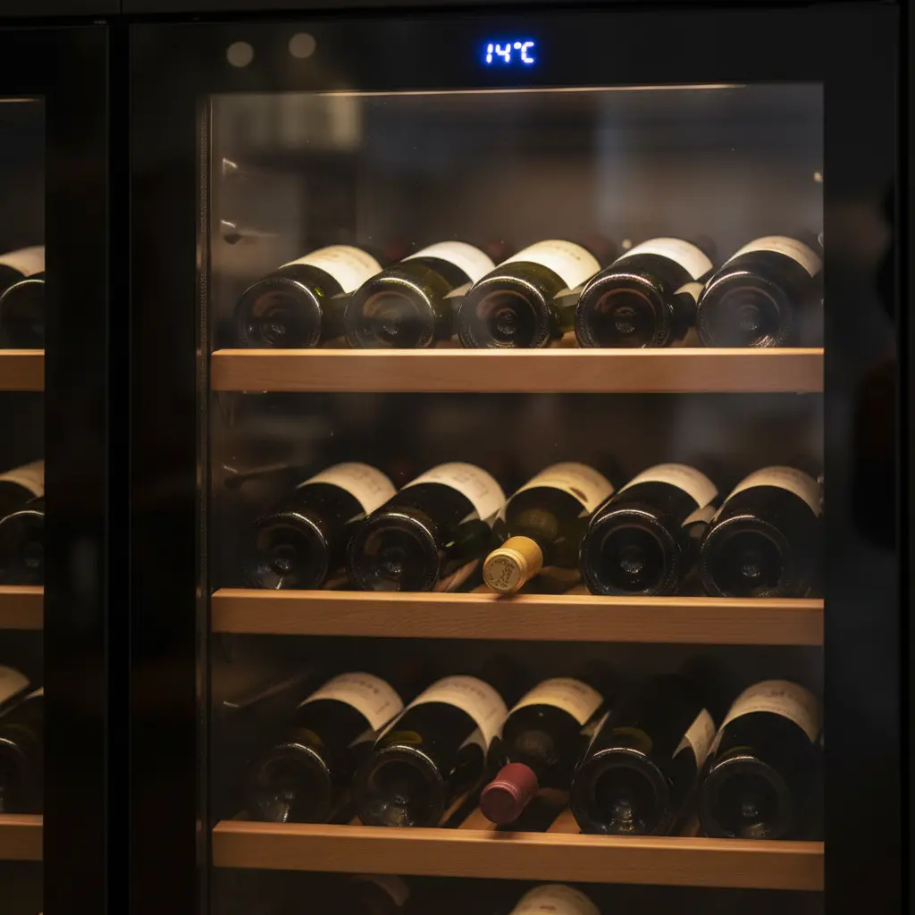 와인보관진열장 - 1도 단위 정밀 제어