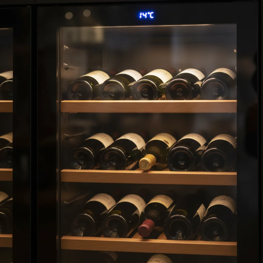 와인보관진열장 - 1도 단위 정밀 제어