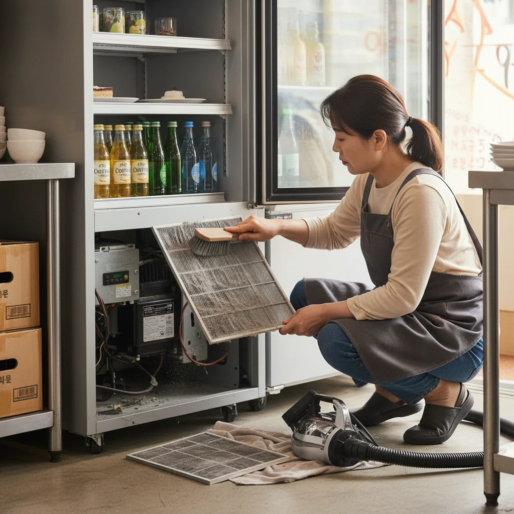 와인보관오픈쇼케이스 - 필터 청소 필수