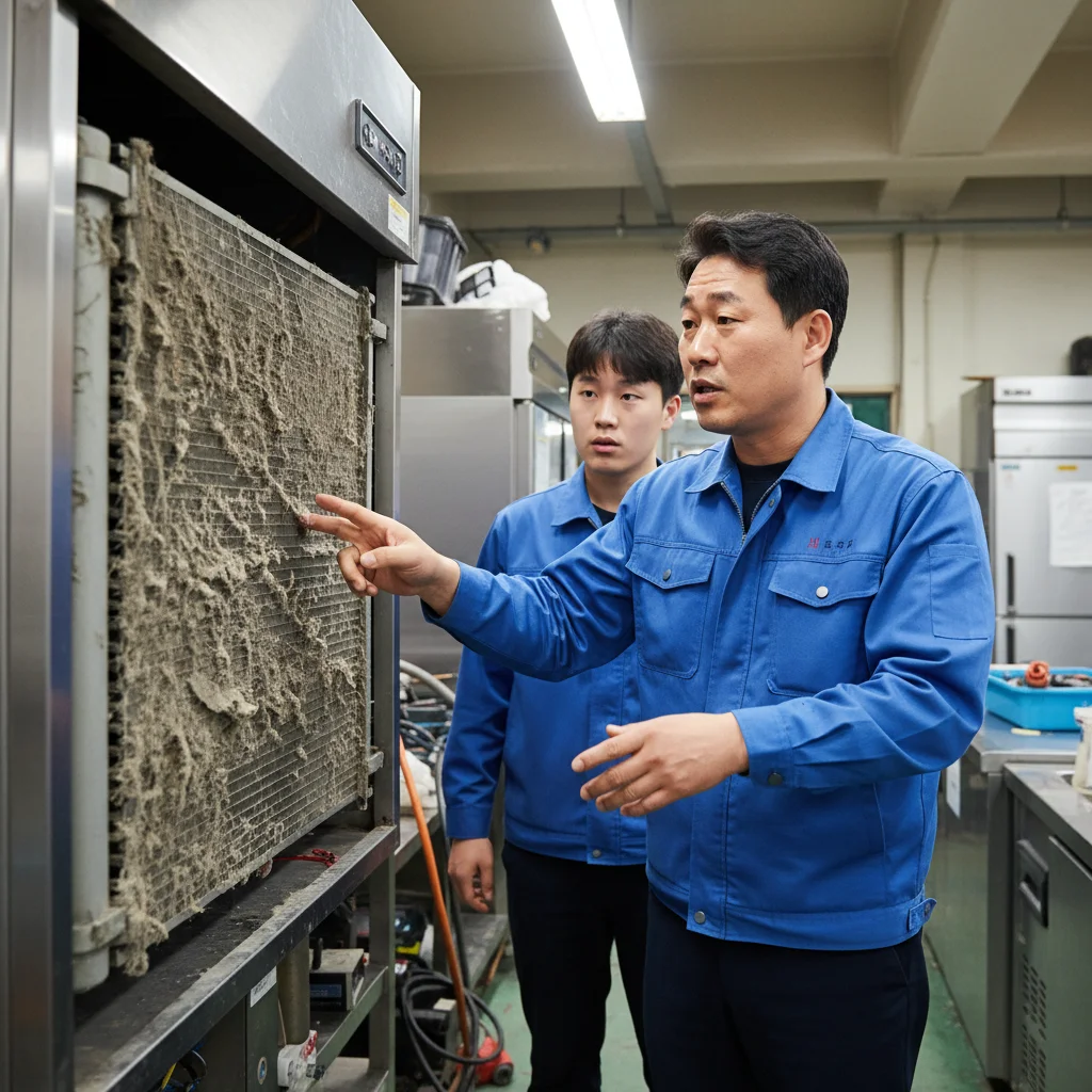 반찬밧드냉장고 - 라디에이터 청소