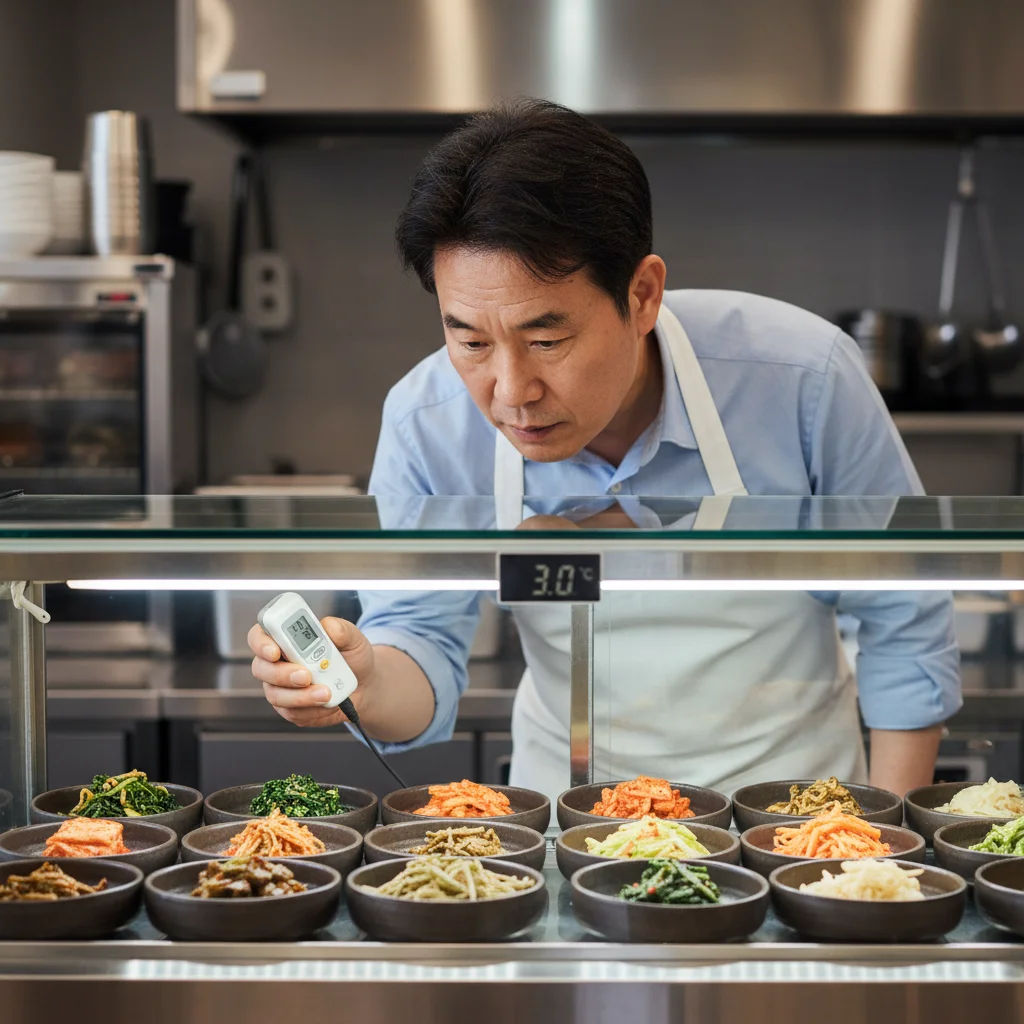 반찬보관쇼케이스 - 적정 온도 관리의 중요성