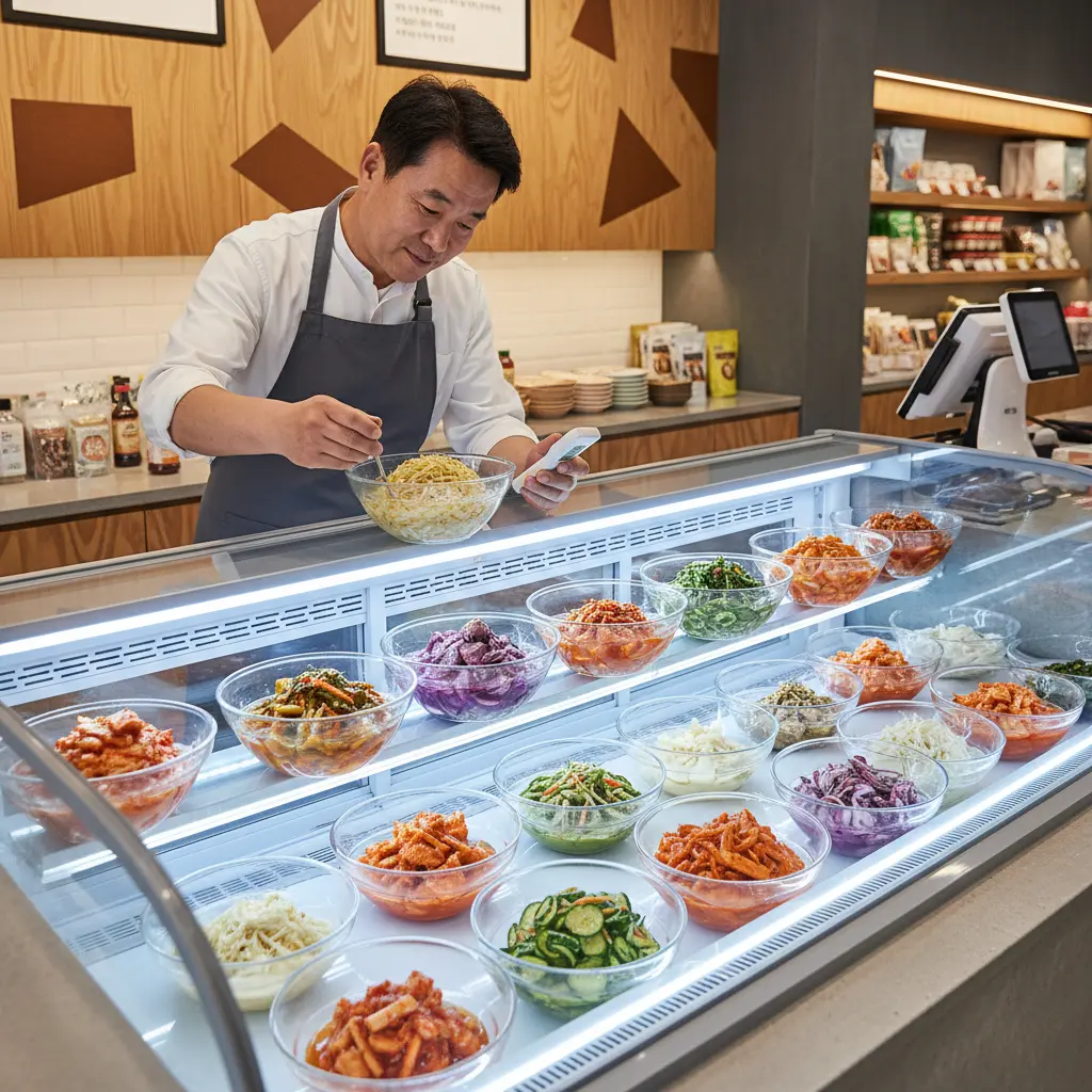 반찬보관LED쇼케이스 - 2026년형 반찬 쇼케이스