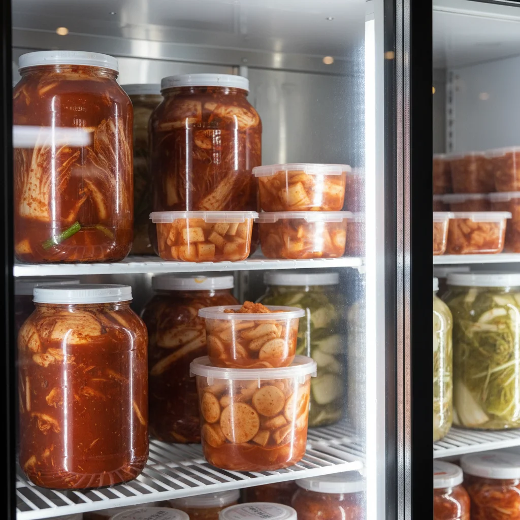 반찬보관LED쇼케이스 - 직냉식 수분 유지력