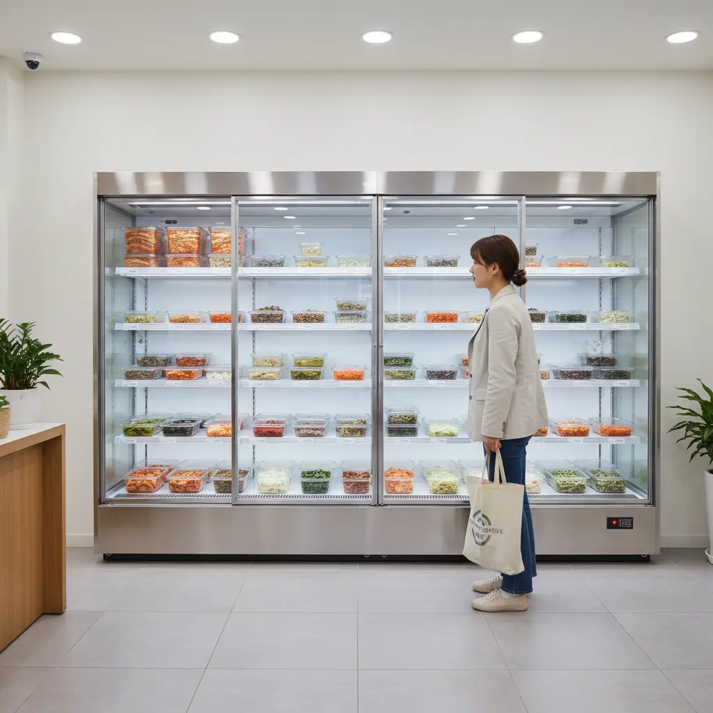 반찬보관앞문쇼케이스 - 위생과 효율을 잡다