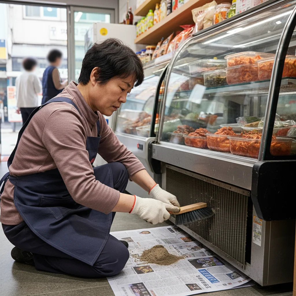 반찬보관앞문쇼케이스 - 월 1회 필터 청소