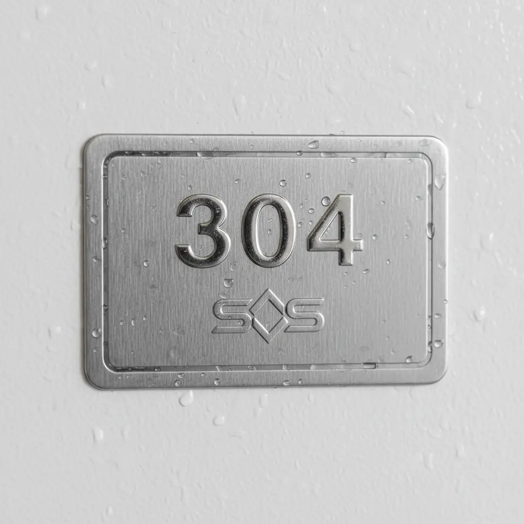 젓갈진열장 - STS 304 마크 필시 확인