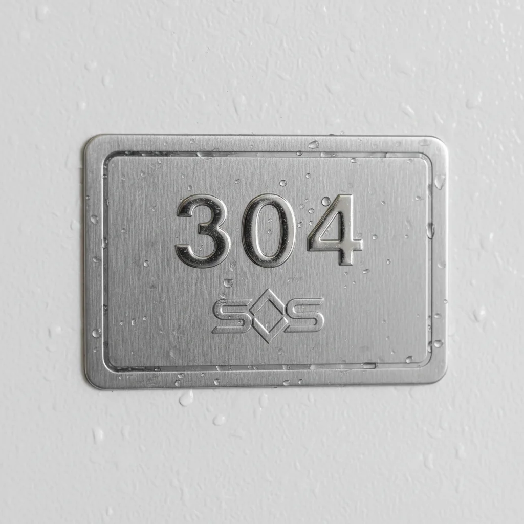 젓갈진열장 - STS 304 마크 필시 확인