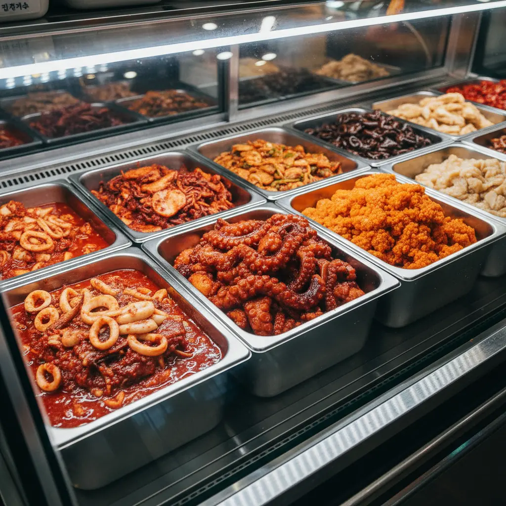 젓갈LED쇼케이스 - STS 304 바트 필수