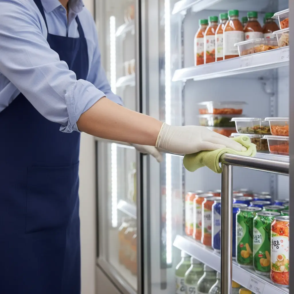 젓갈앞문쇼케이스 - 매일 닦아야 오래 씁니다