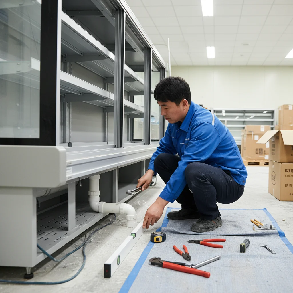 젓갈오픈다단쇼케이스 - 배수와 전기 체크