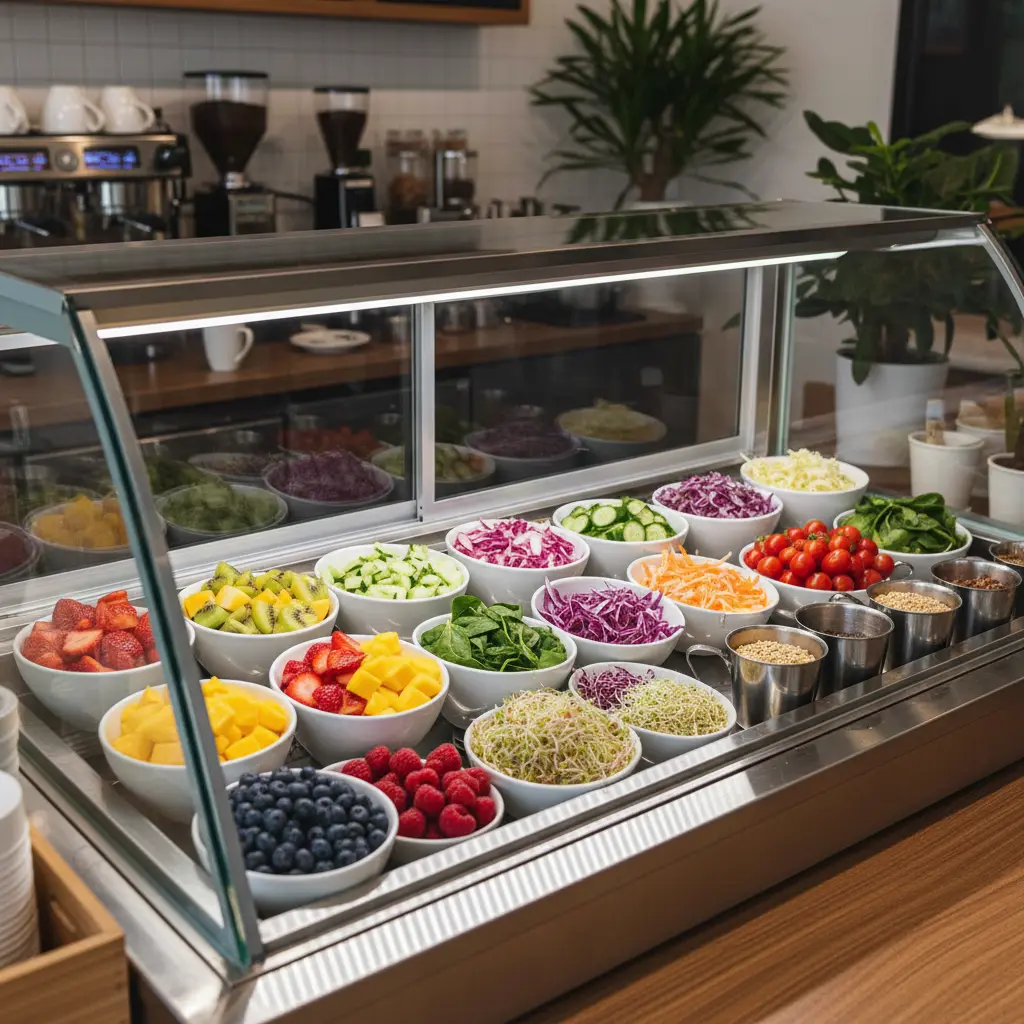 토핑알루미늄쇼케이스 - 2026년형 토핑 쇼케이스 디테일