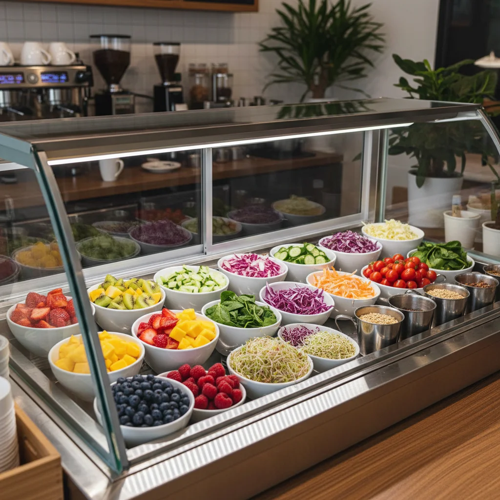 토핑알루미늄쇼케이스 - 2026년형 토핑 쇼케이스 디테일