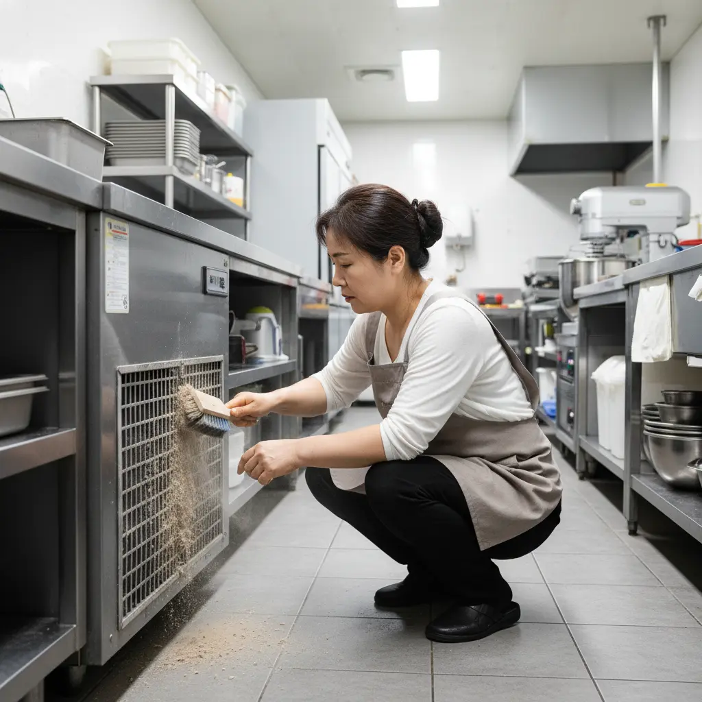 토핑LED쇼케이스 - 필터 청소로 전기세 절약