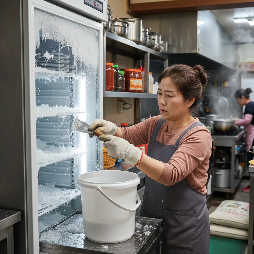토핑뒷문쇼케이스 - 주기적인 성에 관리 필수