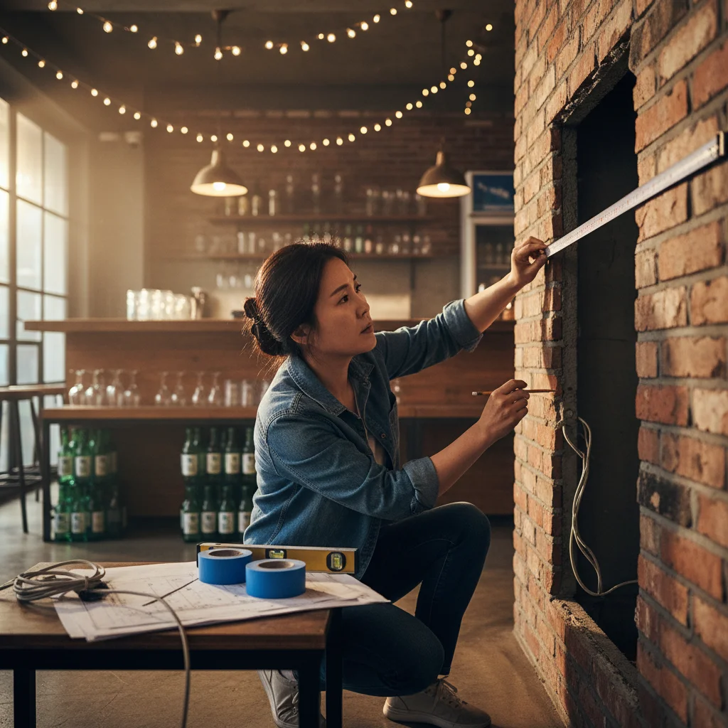 호프LED쇼케이스 - 10cm가 동선을 좌우합니다