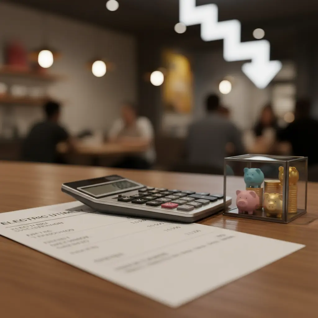 미니진열장 - 전기세 절약의 핵심은 조명