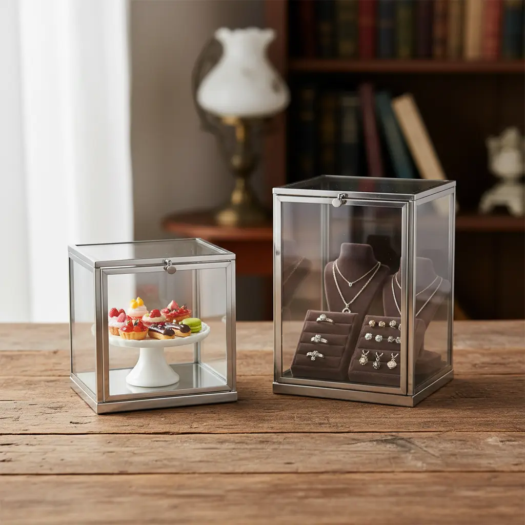 미니알루미늄쇼케이스 - 용도별 사이즈 비교