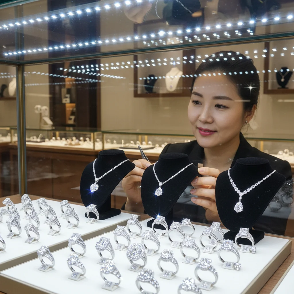 미니LED쇼케이스 - 보석을 빛내는 6000K 조명