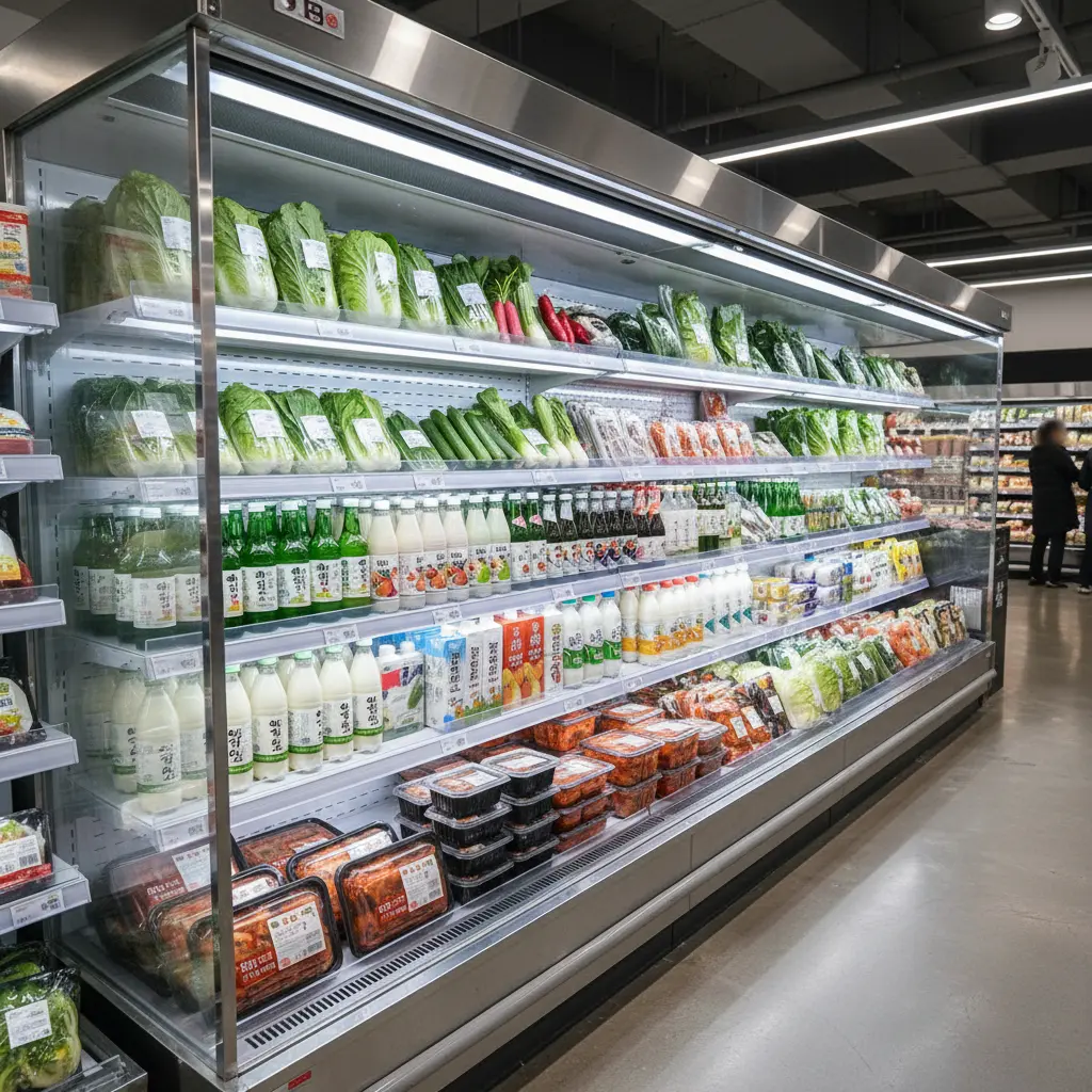 대형오픈쇼케이스 - 2026년형 대형 쇼케이스 설치 예시