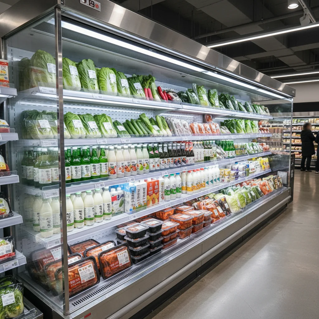 대형오픈쇼케이스 - 2026년형 대형 쇼케이스 설치 예시