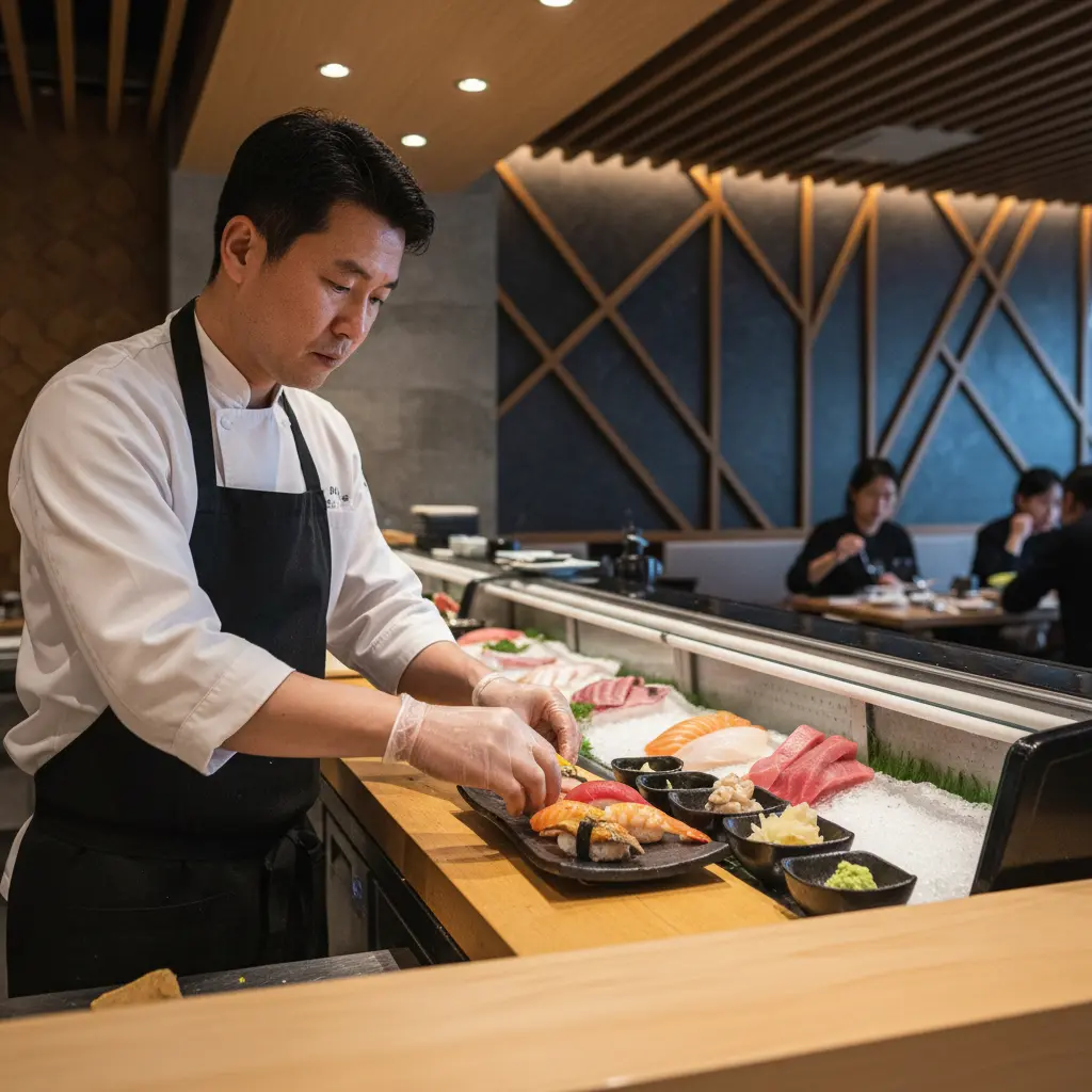 스시냉장고 - 작업 효율을 높이는 배치