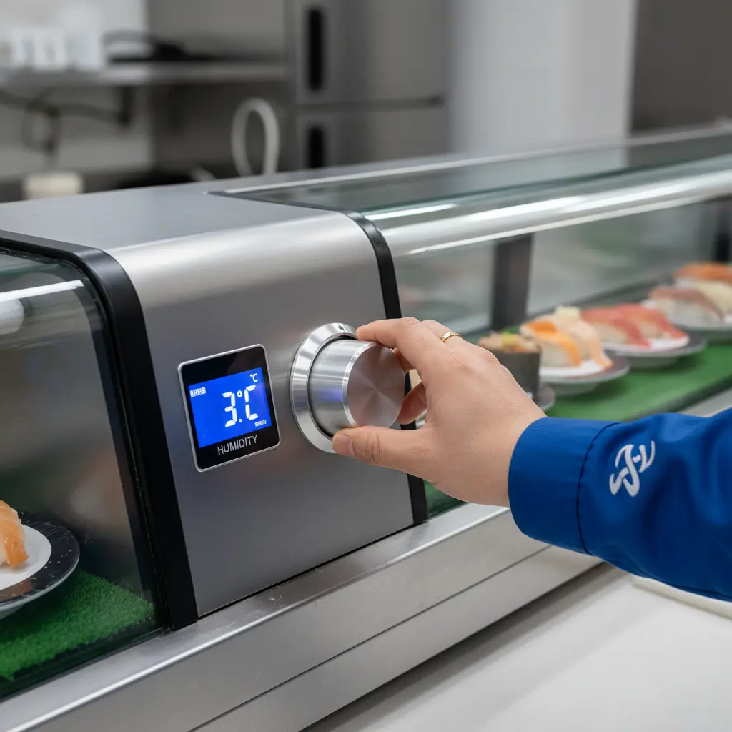 스시뒷문쇼케이스 - 정밀한 온도 조절이 핵심