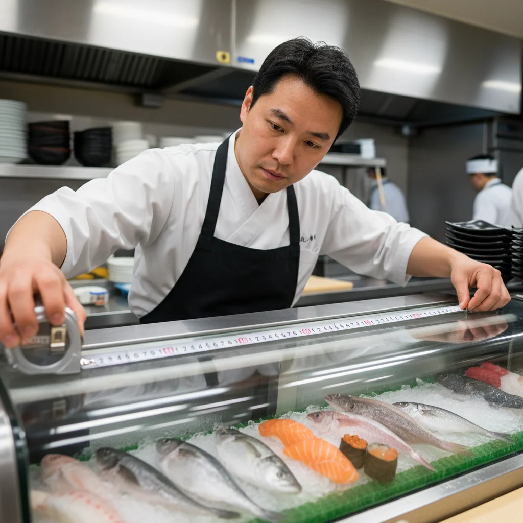 스시앞문쇼케이스 - 기계실 위치 확인 필수